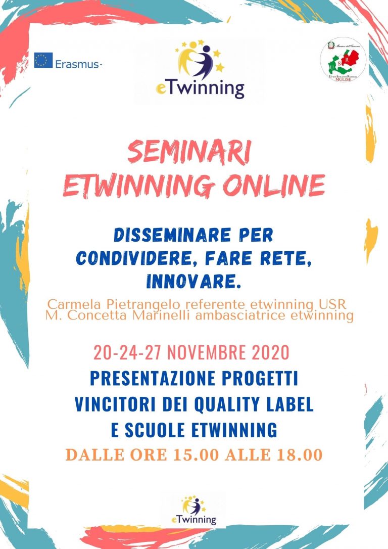 Scopri di più sull'articolo Seminari E-Twinning online