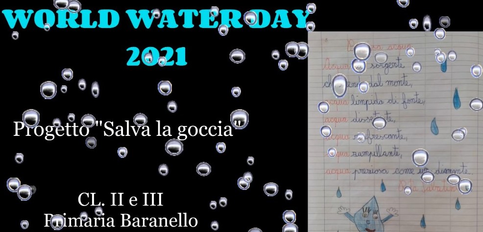 Al momento stai visualizzando World water day – Classi seconda e terza della Scuola Primaria di Baranello