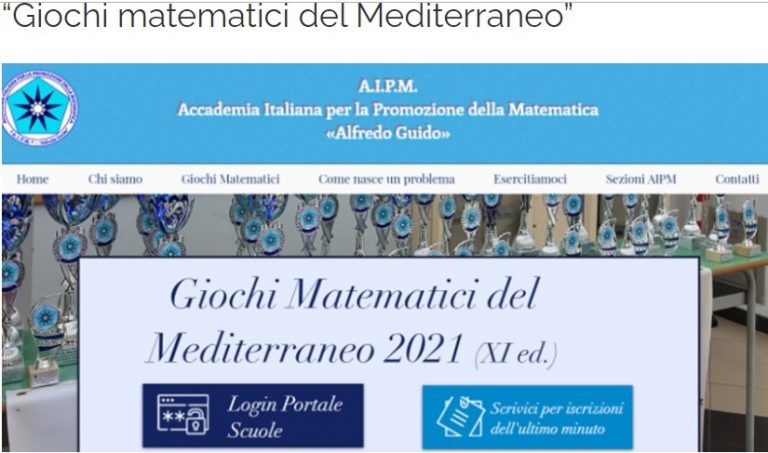 Scopri di più sull'articolo Giochi matematici del Mediterraneo