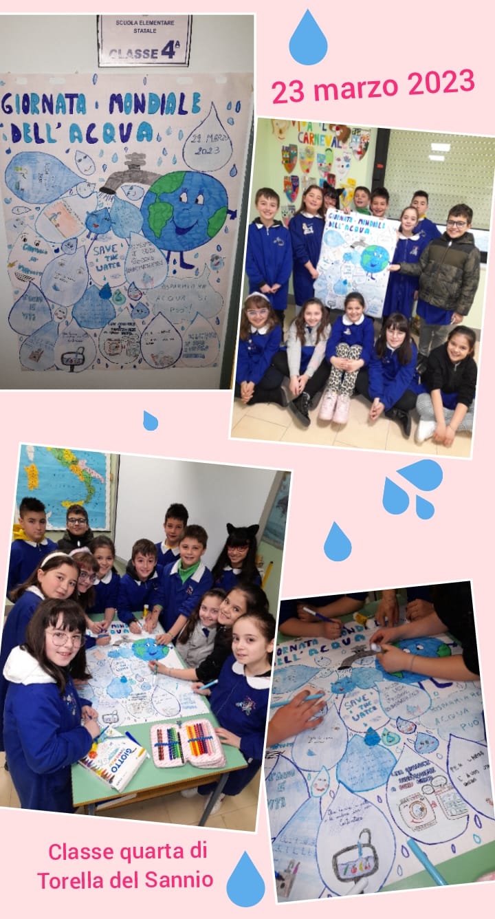 Al momento stai visualizzando “Giornata mondiale  dell’acqua ” classe quarta di Torella del Sannio
